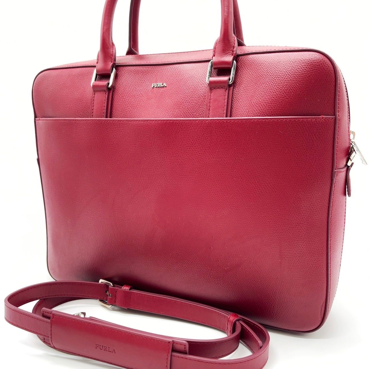 FURLA フルラ メンズ ビジネスバッグ レッド 【公式通販】