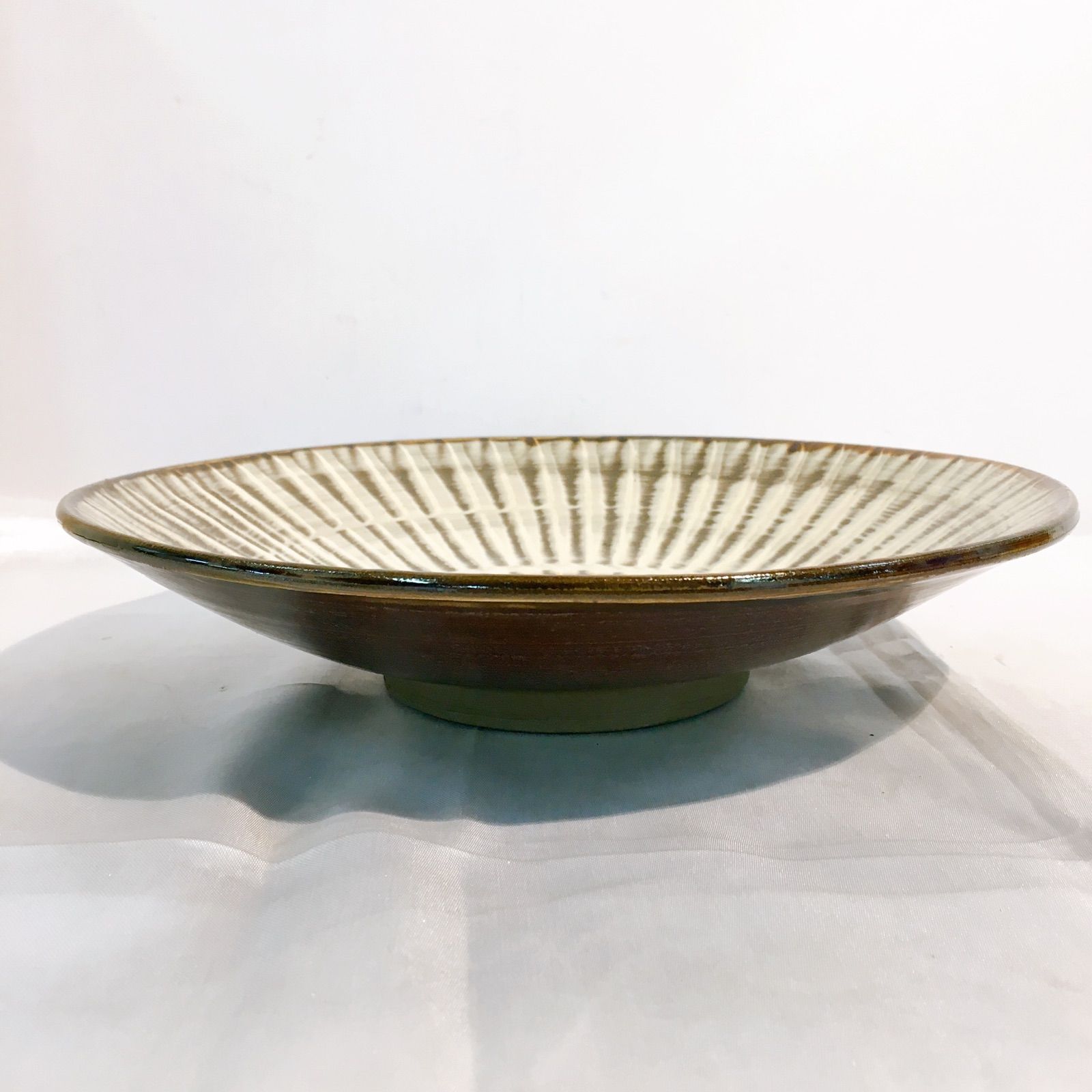 小鹿田焼九寸皿 美品】小鹿田焼 9寸皿 - メルカリ