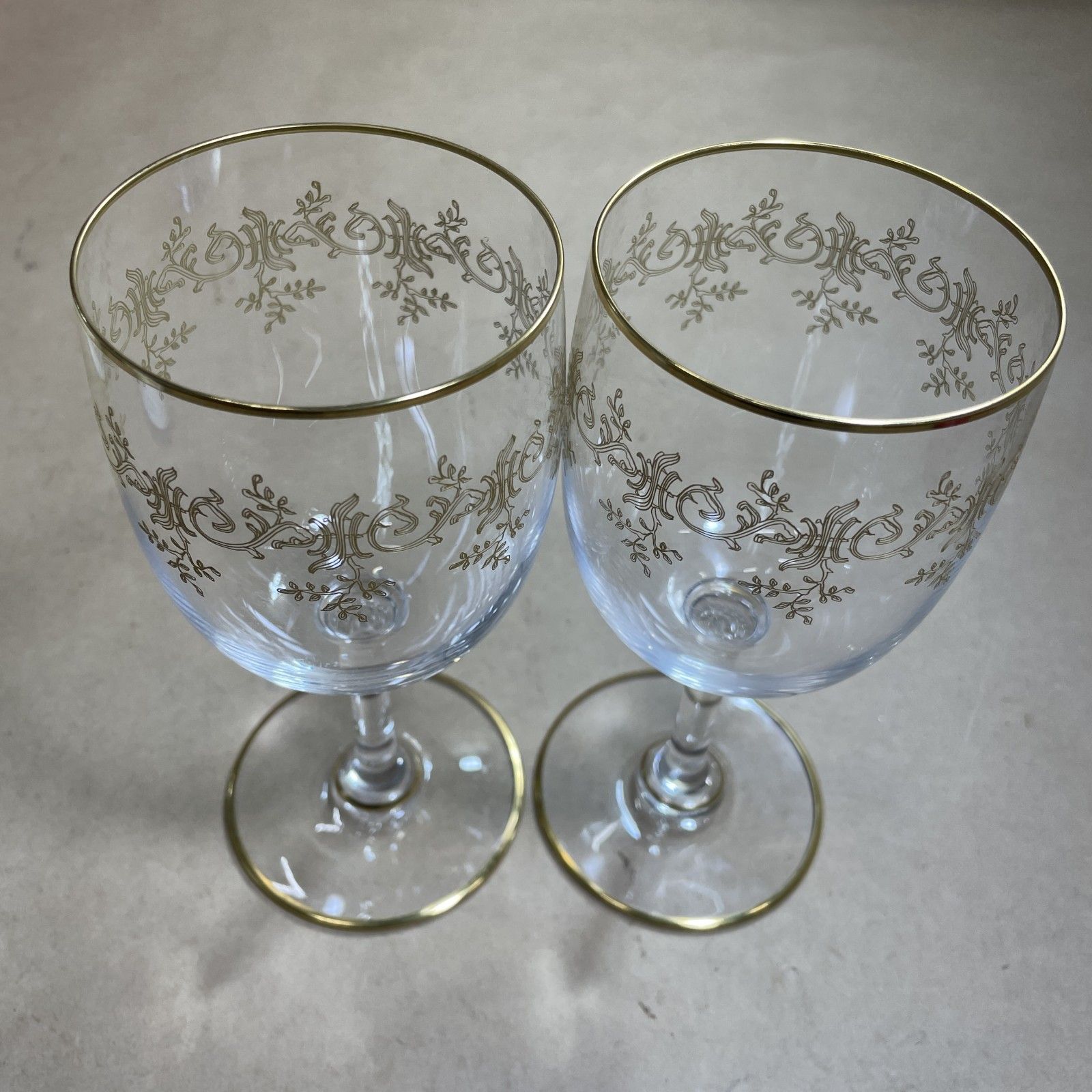 ☆ Baccarat バカラ グラス オールドバカラ 金彩 ペアグラス