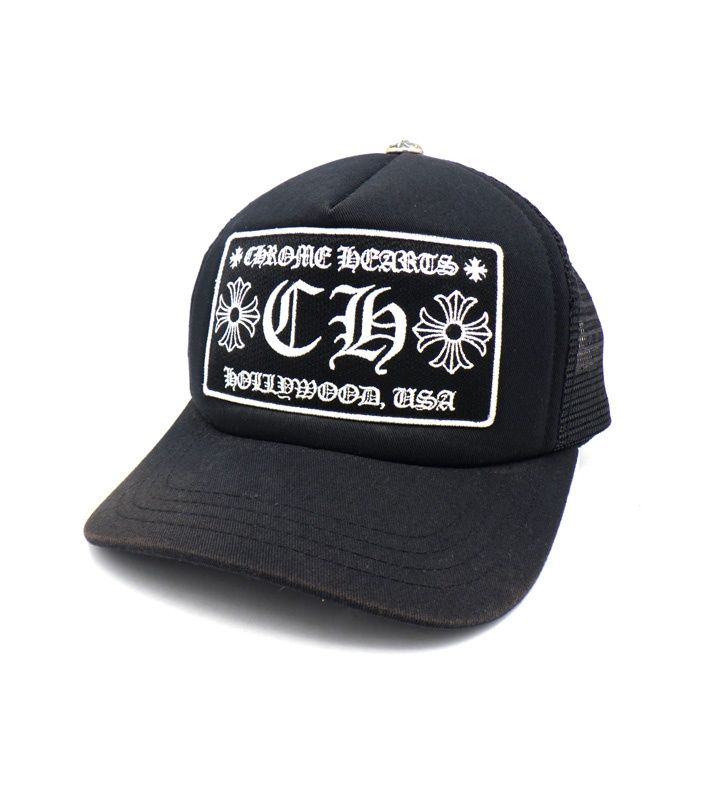 クロムハーツ CHROME HEARTS 【 CH TRUCKER CAP 】 CH 刺繍