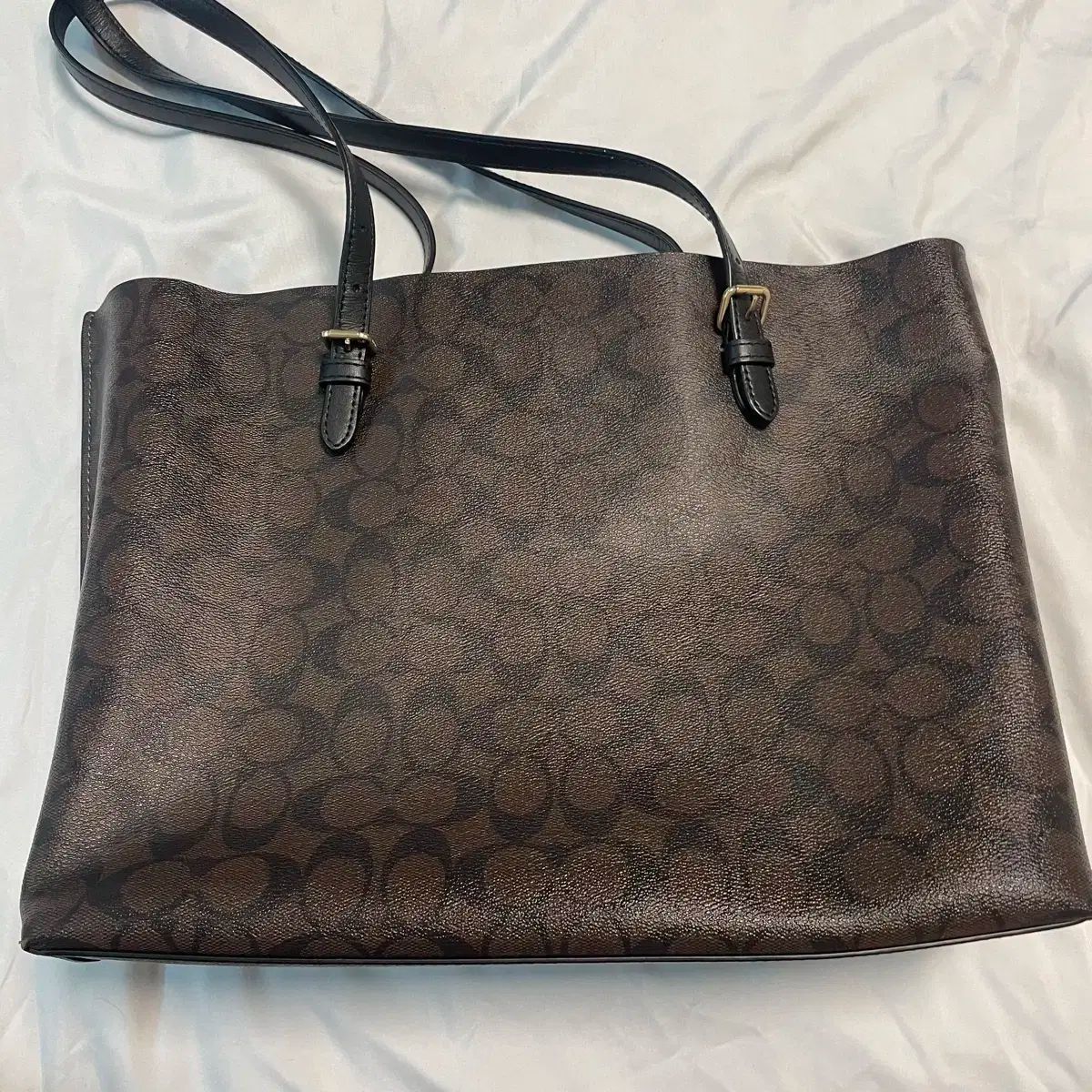 COACH(コーチ) シグニチャー ブラウン ショルダーバッグ - メルカリ