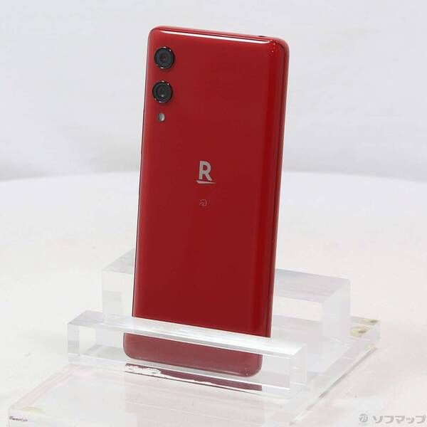 【新品未開封】Rakuten Hand P710 レッド 本体 シュリンク付 中古品〕 Rakuten Hand 64GB クリムゾンレッド P710 楽天 SIM