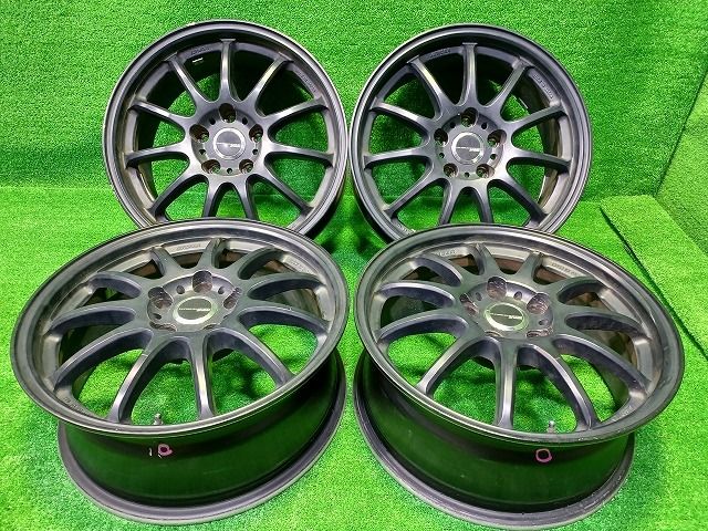 【2018年製 BS BLIZZAK VRX2 225/55R17 】スバル GP XV 純正 17in 7J+48 100/5H 4本★フォレスター インプレッサ レガシィアウトバック等に スバル XV ハイブリッド GPE 純正 17インチ 7Jx17 +48 5⁄100