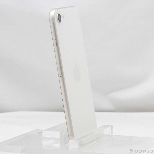 Apple iPhone SE 第3世代 64GB ホワイト スターライト 品〕 iPhone SE 第3世代 64GB スターライト MMYD3J／A SIMフリー【269
