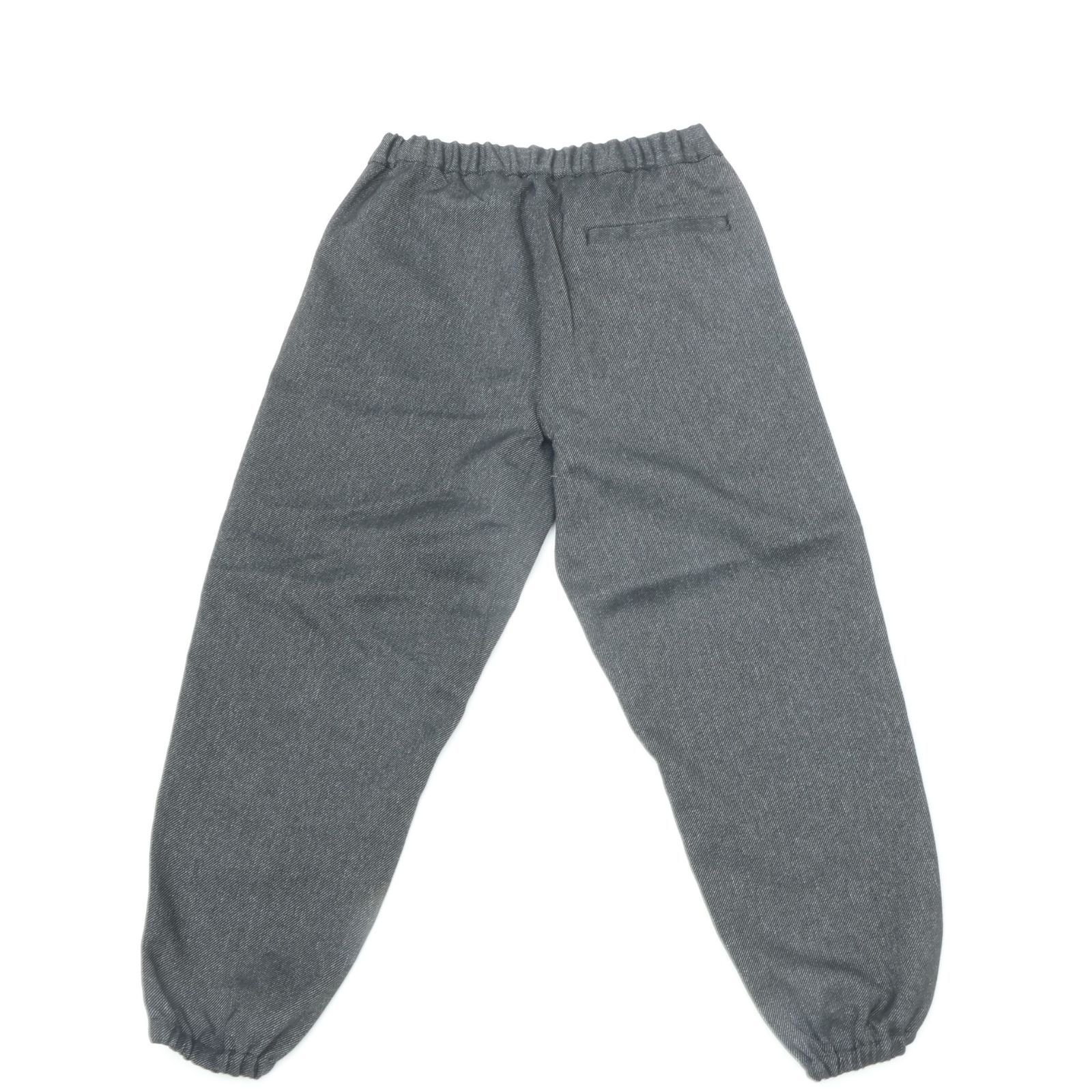 maillot マイヨ mature tech tweed rib trouser GRAY マチュアテック 