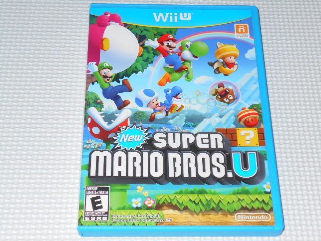 Wii U☆NEW SUPER MARIO BROS.U 海外版 北米版☆箱付・説明書付 