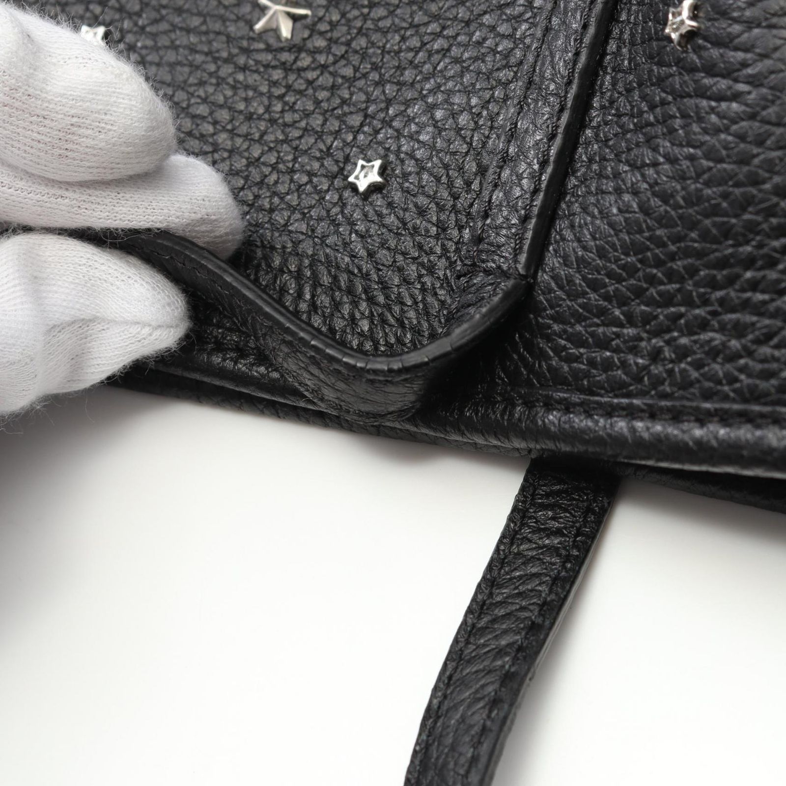 ジミーチュウ JIMMY CHOO トートバッグ SASHA サシャ S ブラック