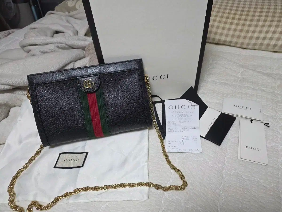 GUCCI グッチ オフィディア チェーンバッグ ブラック
