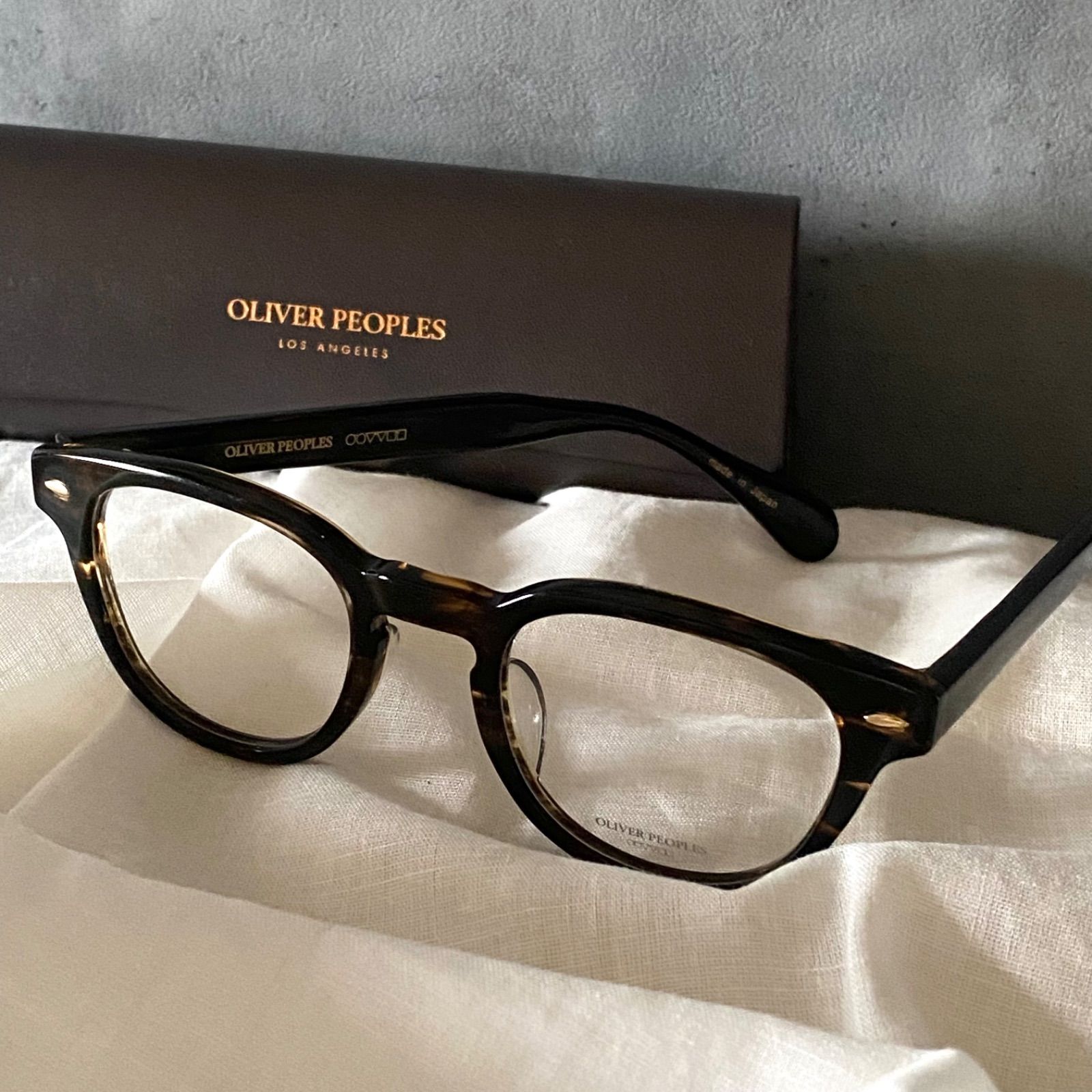oliver peoples gregory peck-j メガネ茶ブラウン oliver peoples gregory peck-j メガネ茶ブラウン