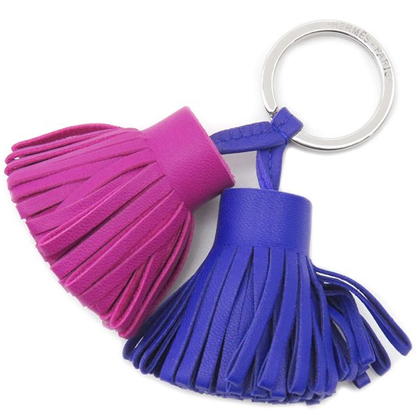 HERMES エルメス カルメン ウノドス ローズパープル ライム チャーム