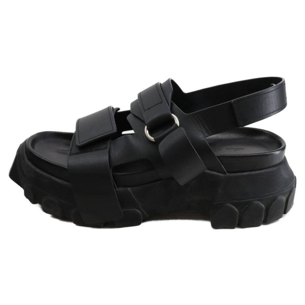 関税送料込★RICK OWENS☆メガ トラクター レザーサンダル Rick Owens - リックオウエンス 美品 ハイキング トラクター