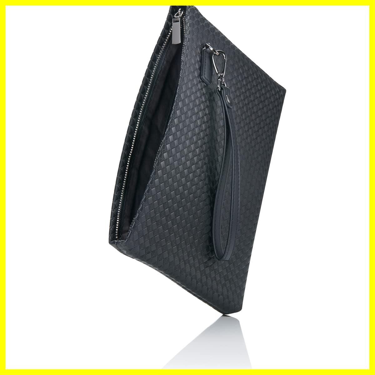 Style:マット ブラック [NEESE] クラッチバッグ セカンドバッグ メンズ