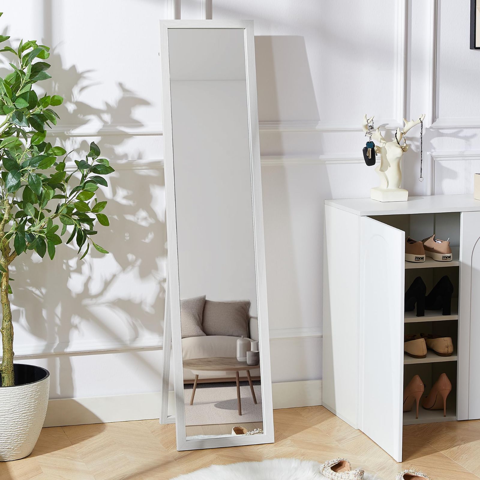 特価商品】VECELO 姿見 全身鏡 スタンドミラー ストア 150*25cm