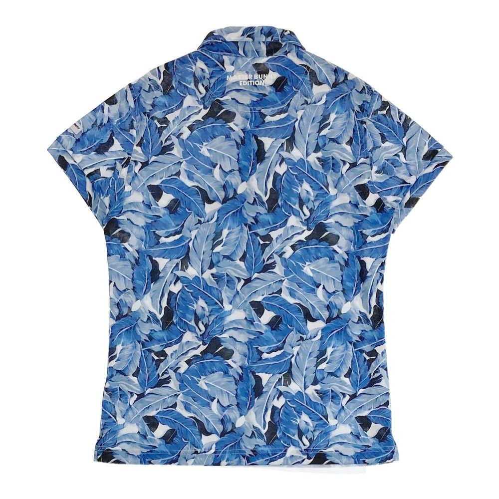 マスターバニーエディション 半袖 ポロシャツ 総柄 ブルー 1