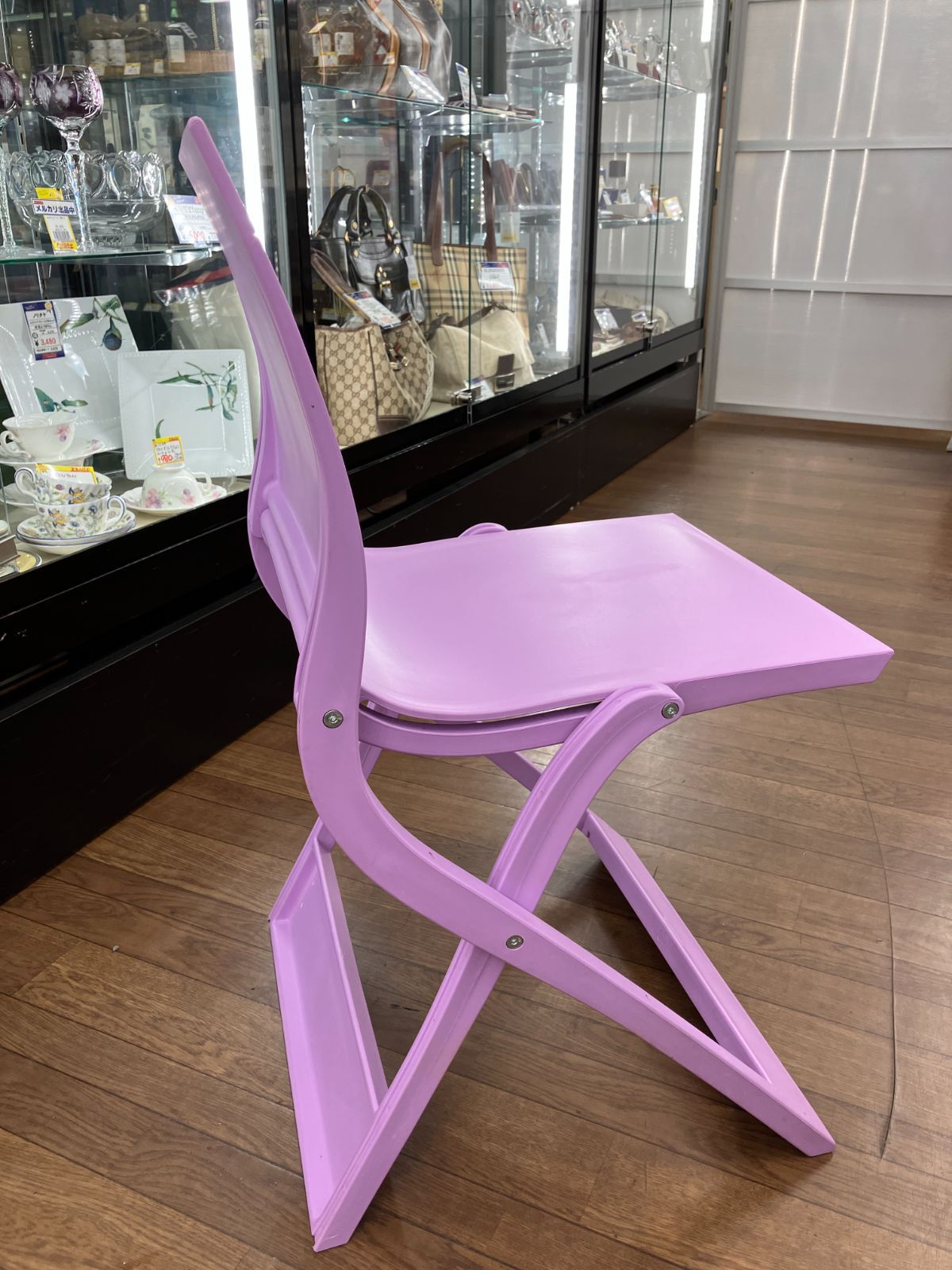 waves ウェーブス 折り畳みチェア パープル C9-100 Ｔ WWW_GEBZETESISAT_COM_TR