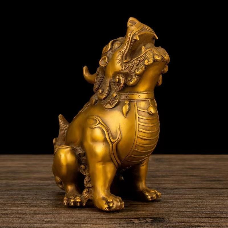 金・財運アップ】虹入！レッドルチルロングイ⭐️背中に亀R202 金