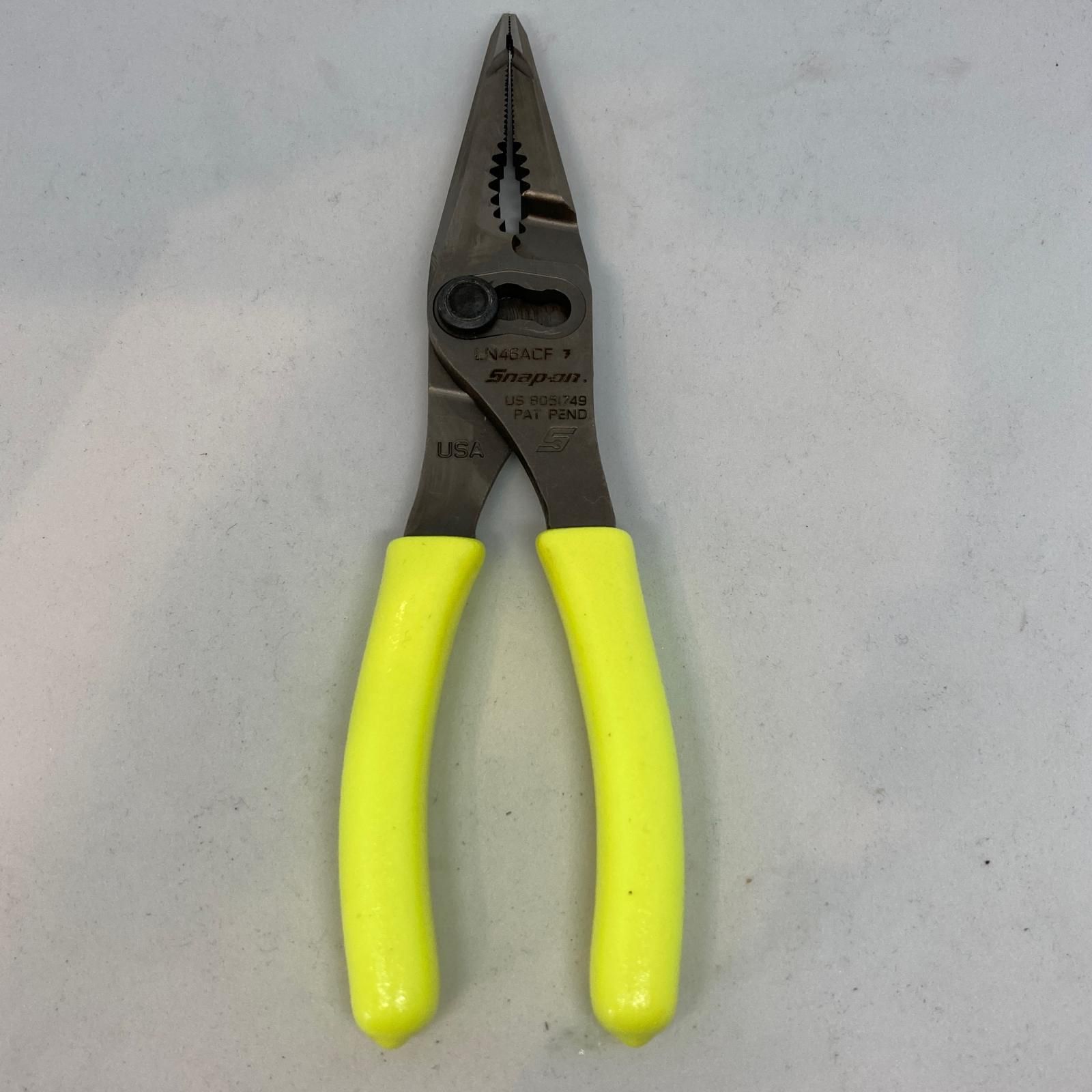 κκSnap-on スナップオン ハンドツール プライヤー LN46ACF LN46ACF イエロー
