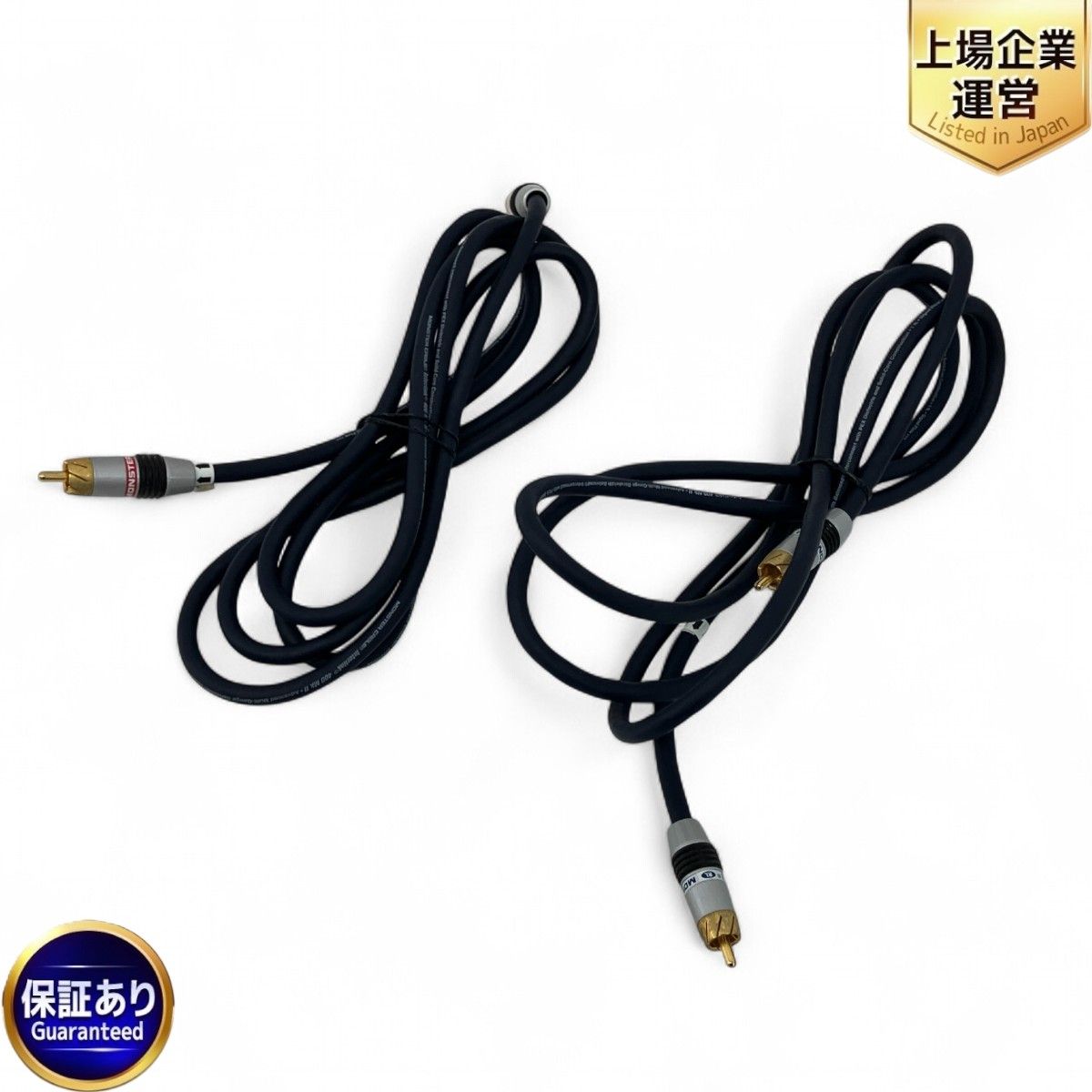 MONSTER CABLE Interlink 400MkII RCAケーブル オーディオケーブル 約2m 2本セット 音響機材 モンスターケーブル Z9945331