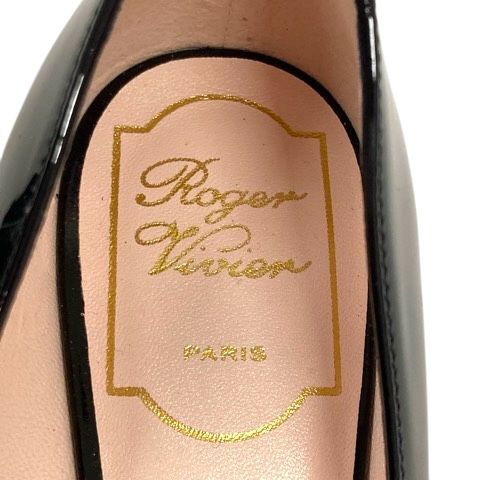 Roger Vivier ロジェヴィヴィエ　エナメルバックルパンプス　35 ROGER VIVIER - ロジェヴィヴィエ パンプス シューズ エナメル