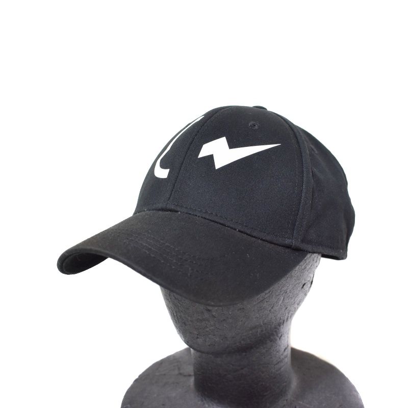 モンクレール MONCLER × FRAGMENT フラグメント 21AW GENIUS BASEBALL HAT ベースボールキャップ 野球帽 帽子 黒 ブラック メンズ