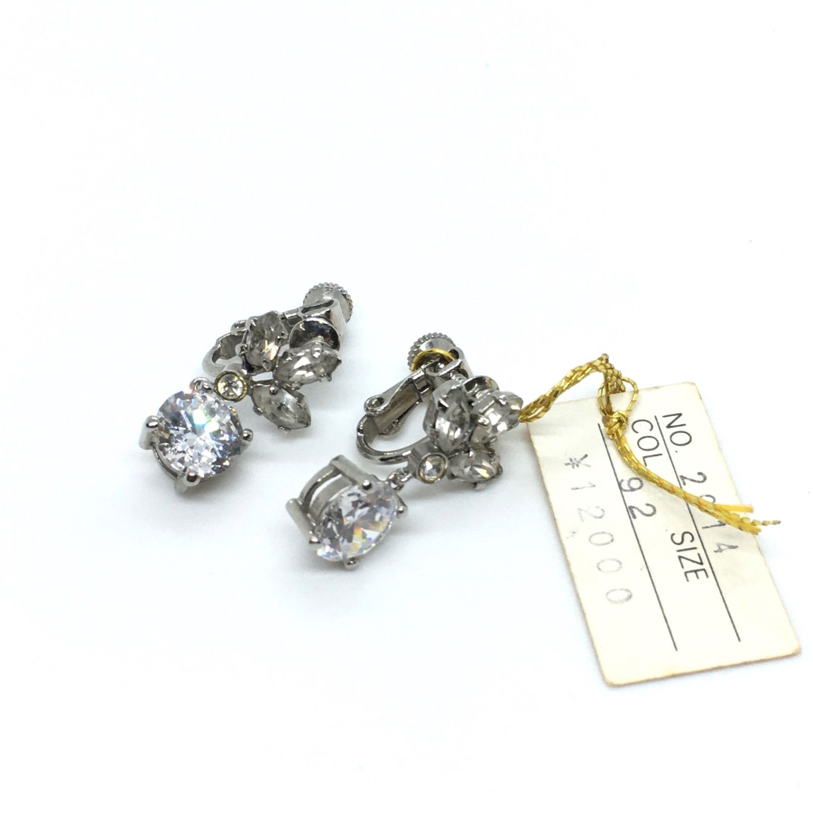 タグ付き美品】FOXEY フォクシー キュービックジルコニアイヤリング 2 