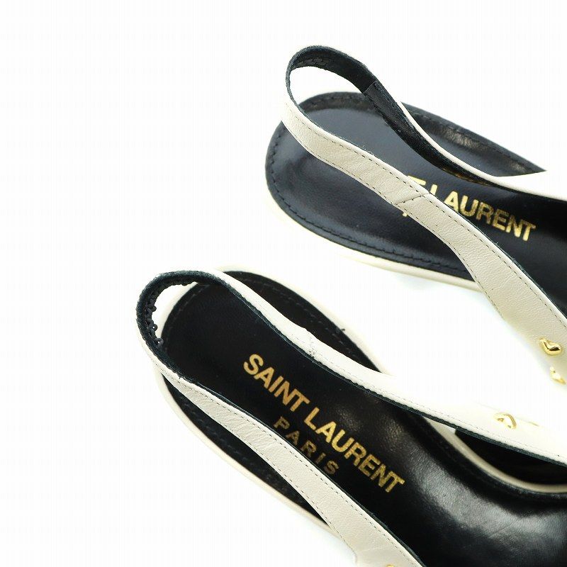 サンローラン パリ SAINT LAURENT PARIS パンプス ストラップ スタッズ  