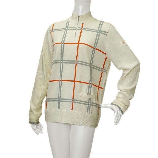 ヒールクリーク Heal Creek レディース 秋冬 撥水 BIGチェック 裏地付きニットセーター 002 13113