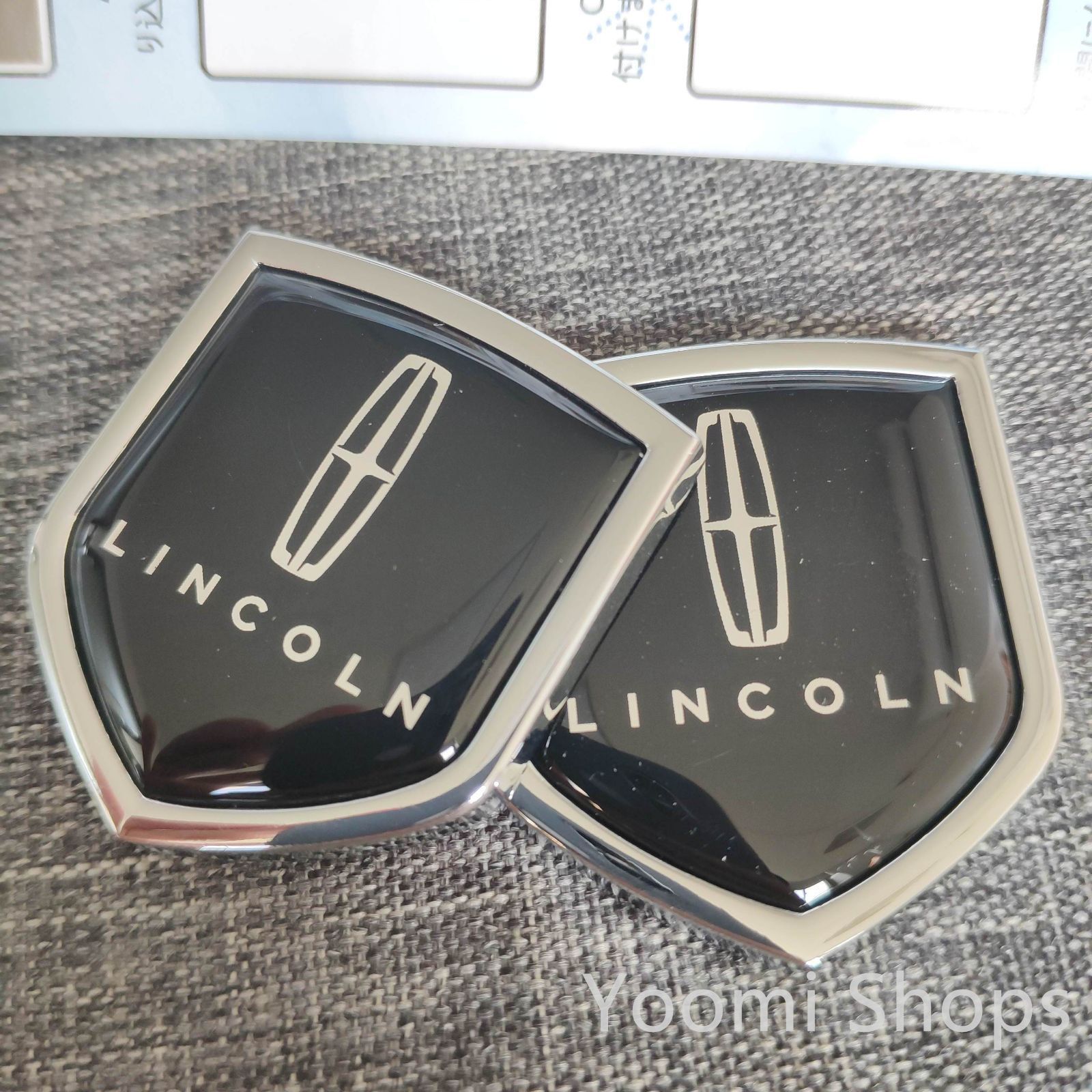 新品未使用】高品質！リンカーン[Lincoln] ロゴ エンブレムバッジ 