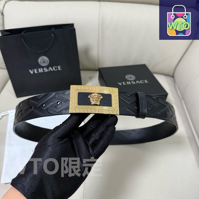 今日特価】Versace MEDUSA ヘッドレザーメンズベルト-1 - メルカリ