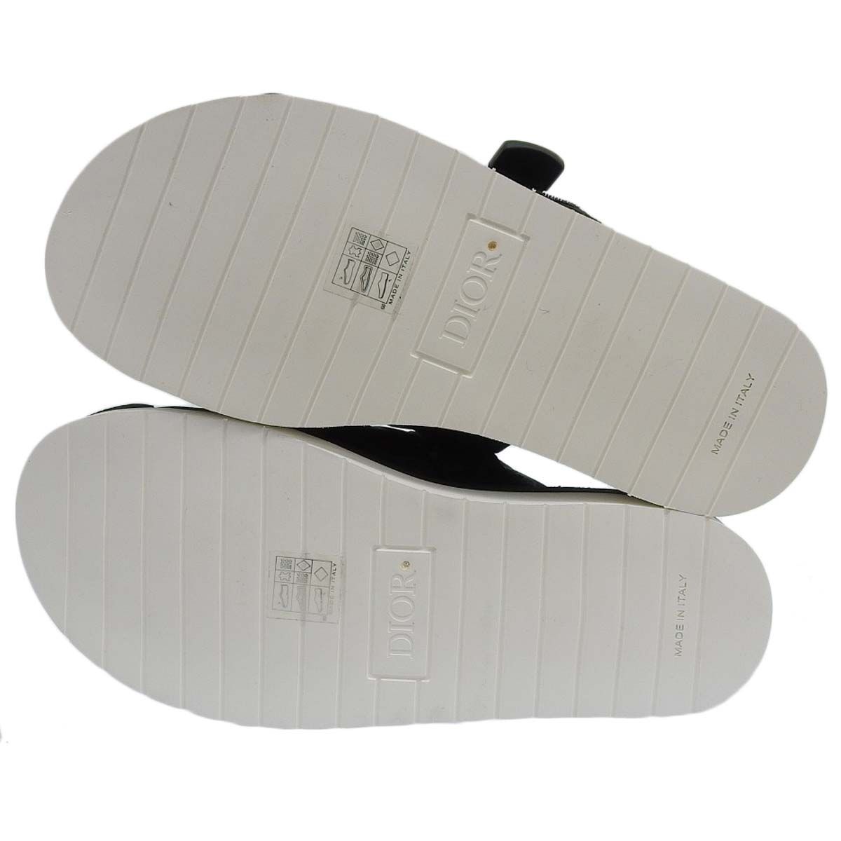 ディオール Dior Alpha サンダル メンズ ブラック Dior【中古