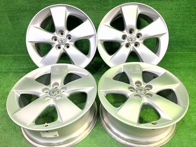 トヨタ TOYOTA 純正 プリウス ZVW30 ホイール アルミ シルバー 17インチ 7J 5穴 4本 100 50