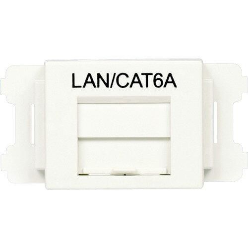 2営業日で発送 パンドウイットコーポレーション パンドウイット JISプレート用シャッター付きアダプタ 白 LAN CAT6A