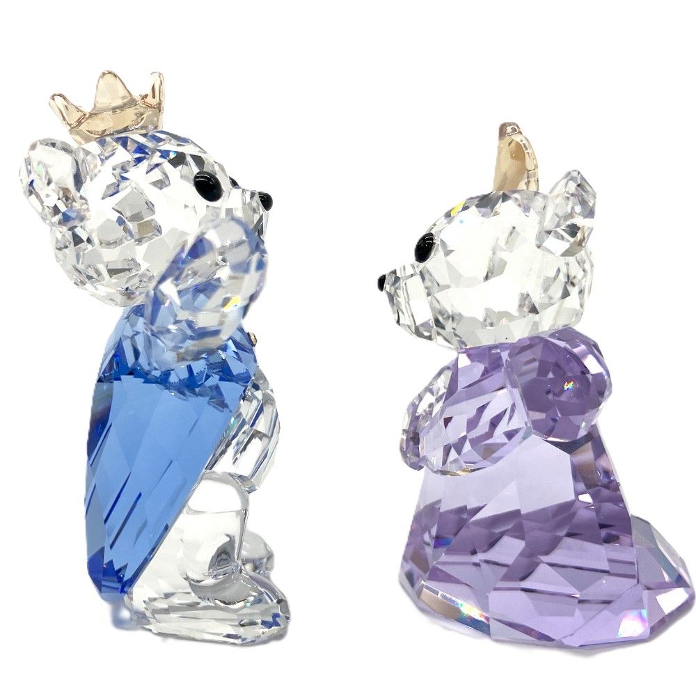 SWAROVSKI - スワロフスキー SWAROVSKI クリスベア  Kris Bear Prince & Princess 2020年廃盤品 オブジェ 置物 5301569【中古】 スワロフスキー SWAROVSKI クリスベア Kris Bear Prince