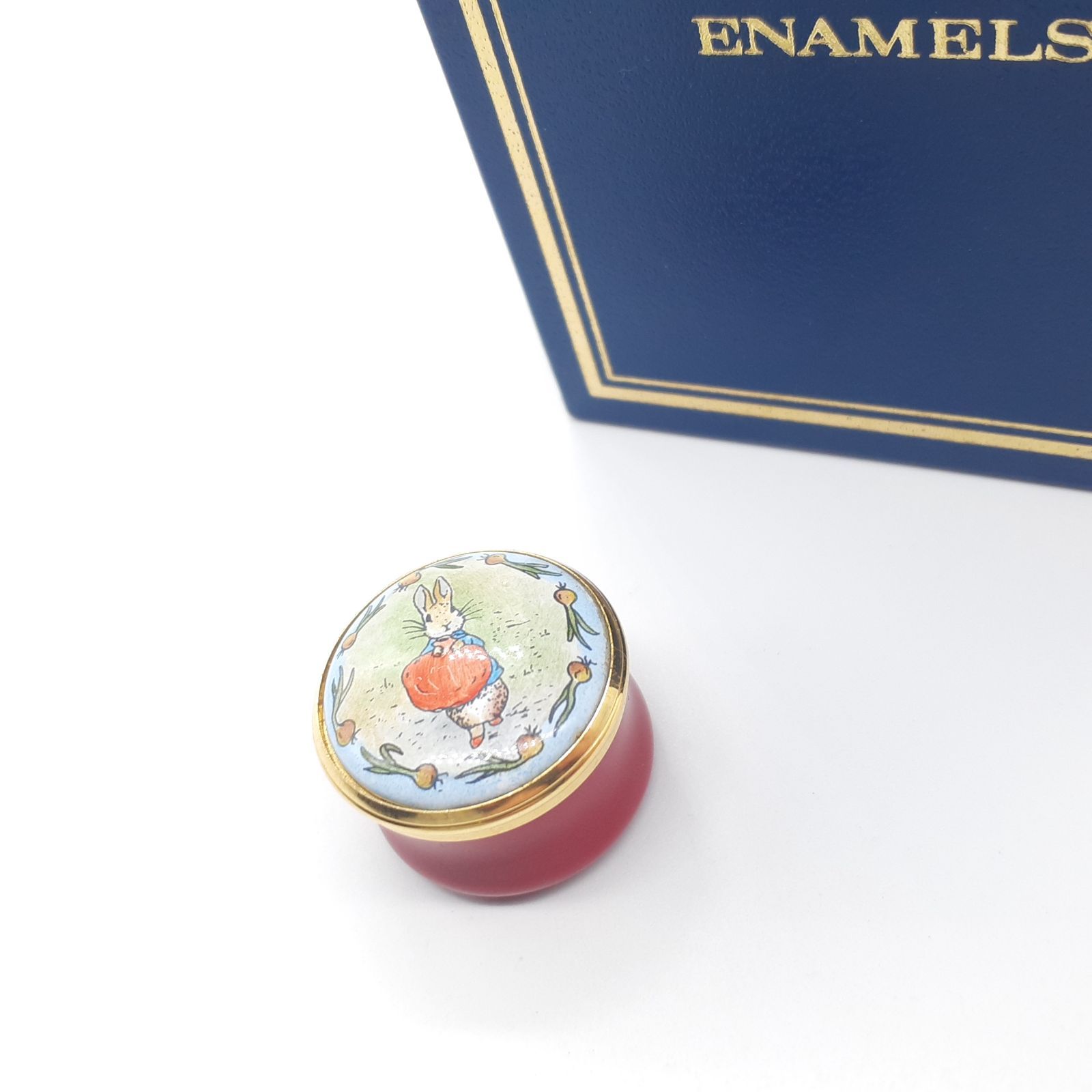 HALCYON DAYS ENAMELS ハルシオンデイズ イギリス 小物入れ ピルケース  ピーターラビット