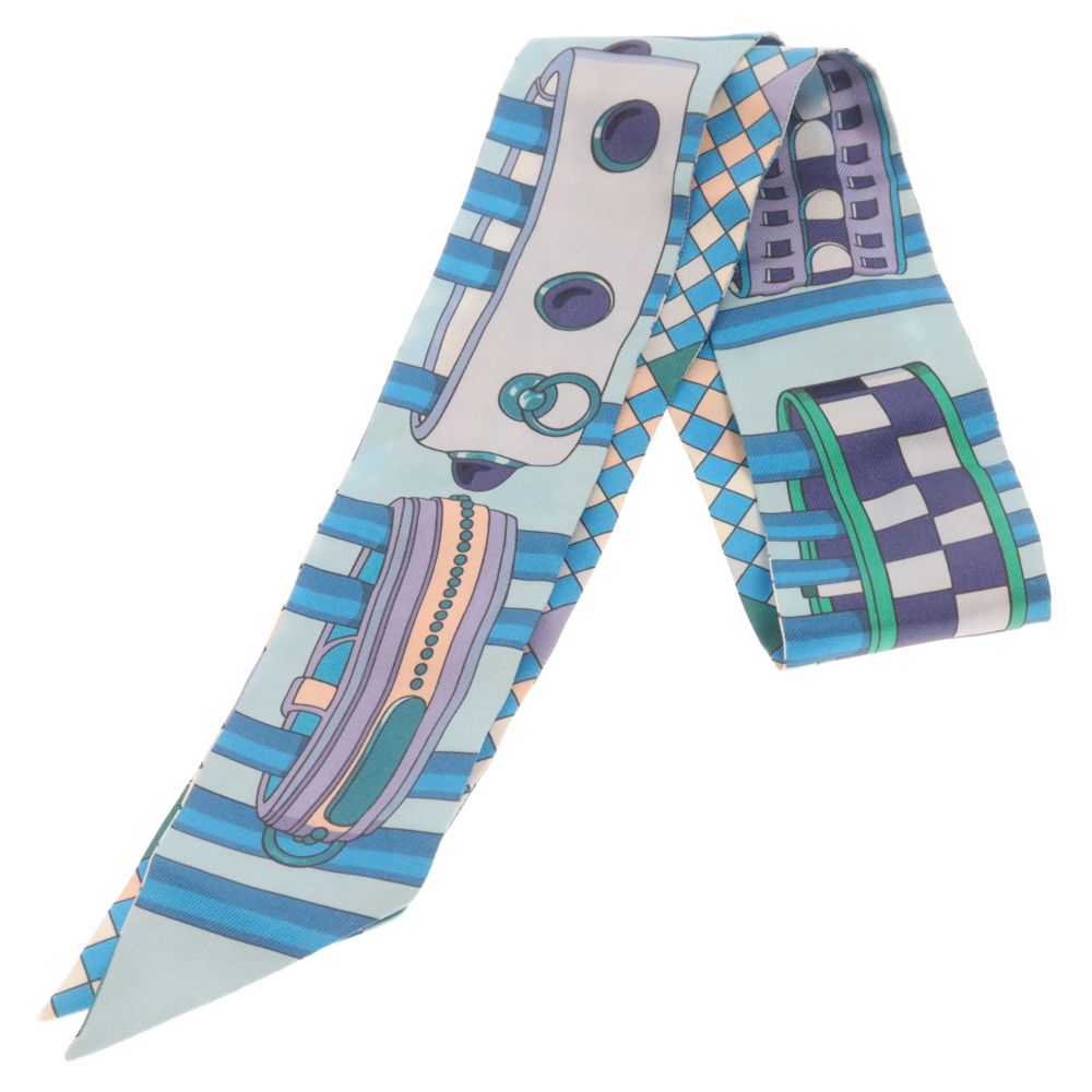 HERMES (エルメス) Twille Scarf Colliers De Chiens Remix