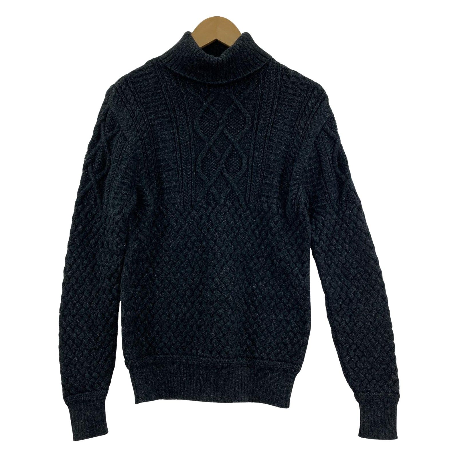 RRL　タートルネックニットセーター　グレー　XXS