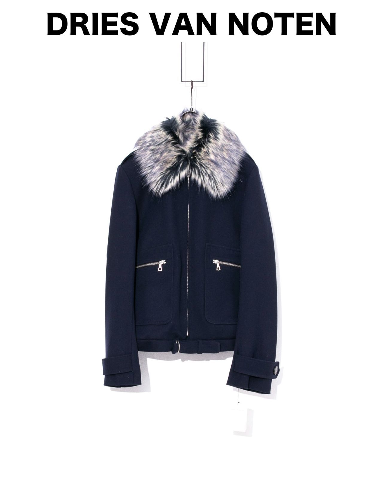 DRIES VAN NOTEN ドリスヴァンノッテン VERONA BIS FAUX FUR BOMBER 