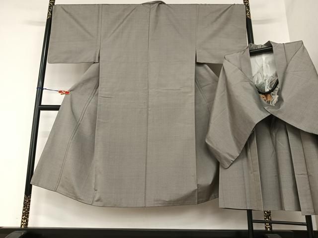 【着物と帯 時流】M241027正絹 男性用アンサンブル本場大島紬 未使用 着物と帯 時流M241027◇正絹 男性用アンサンブル◇本場大島紬 未使用