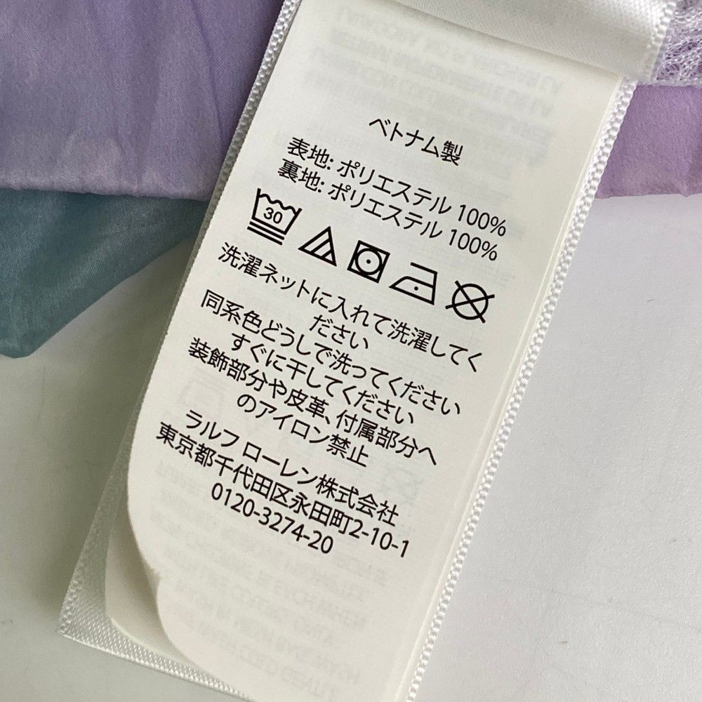 サイズ：S RLX ラルフローレン 裏地付 長袖 ジップジャケット