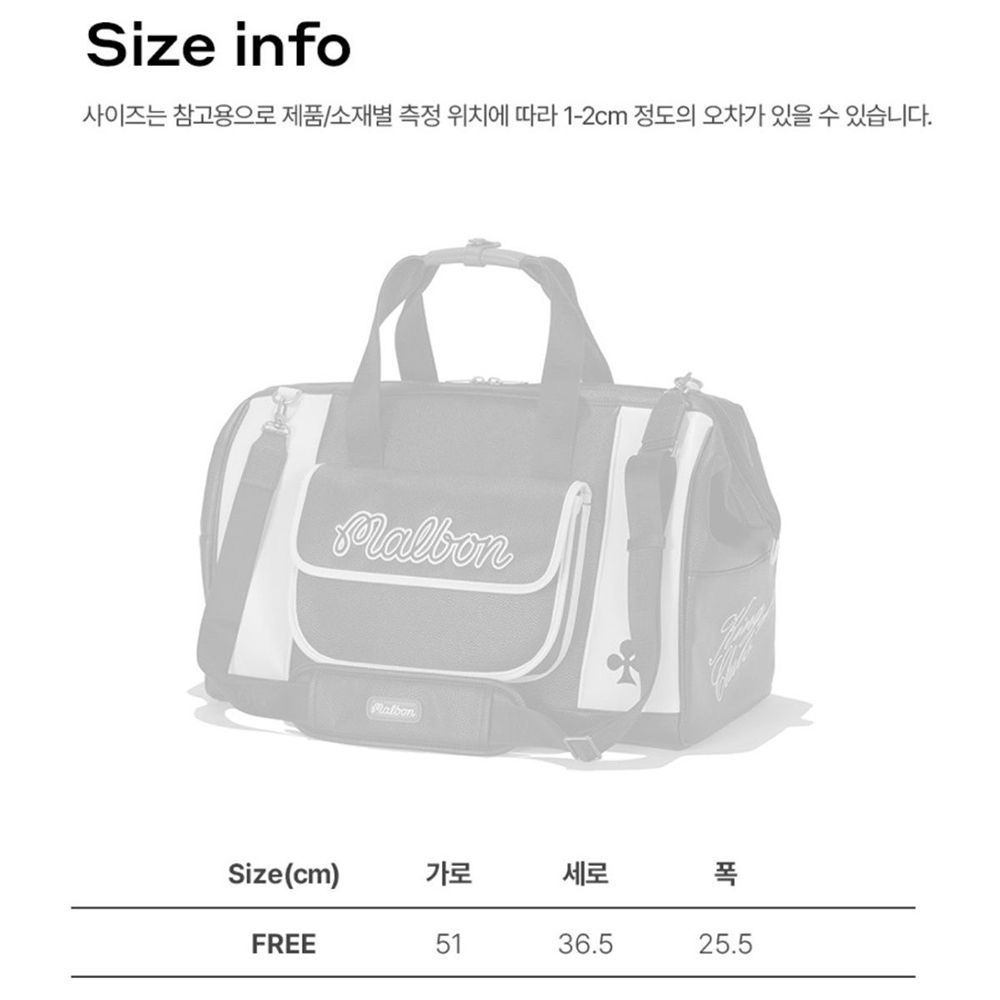 MALBON GOLF クラブキング ボストンバッグ スポーツバッグ - メルカリ