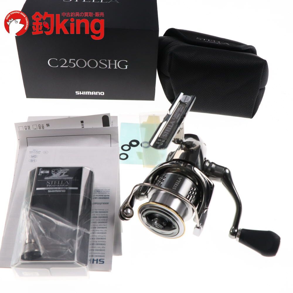 シマノ 18 ステラ C2500SHG 夢屋 チタンリールスタンド付 |T035M アジ 鯵 アジング メバル メバリング スピニングリール ロッド リール ルアー