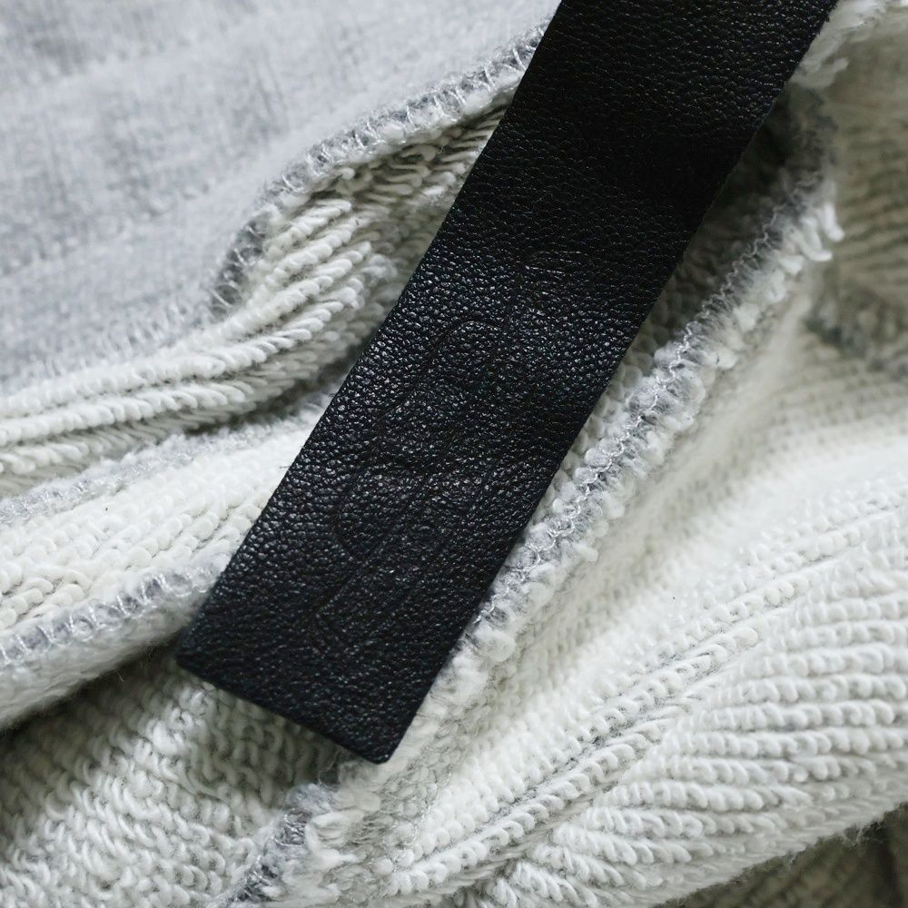 CHROME HEARTS クロムハーツ Y NOT CHプラス レザーパッチ ロゴ刺繍 スウェット パンツ グレー WWW_WOWDIGSITE_COM