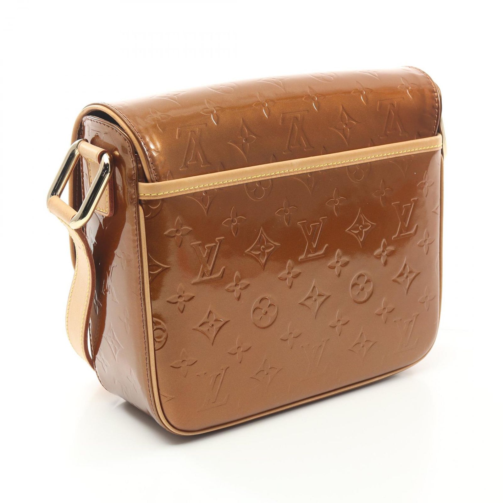 ルイ ヴィトン LOUIS VUITTON ショルダーバッグ クリスティGM M91107 ブロンズ レザー クリスティGM レディース Used A