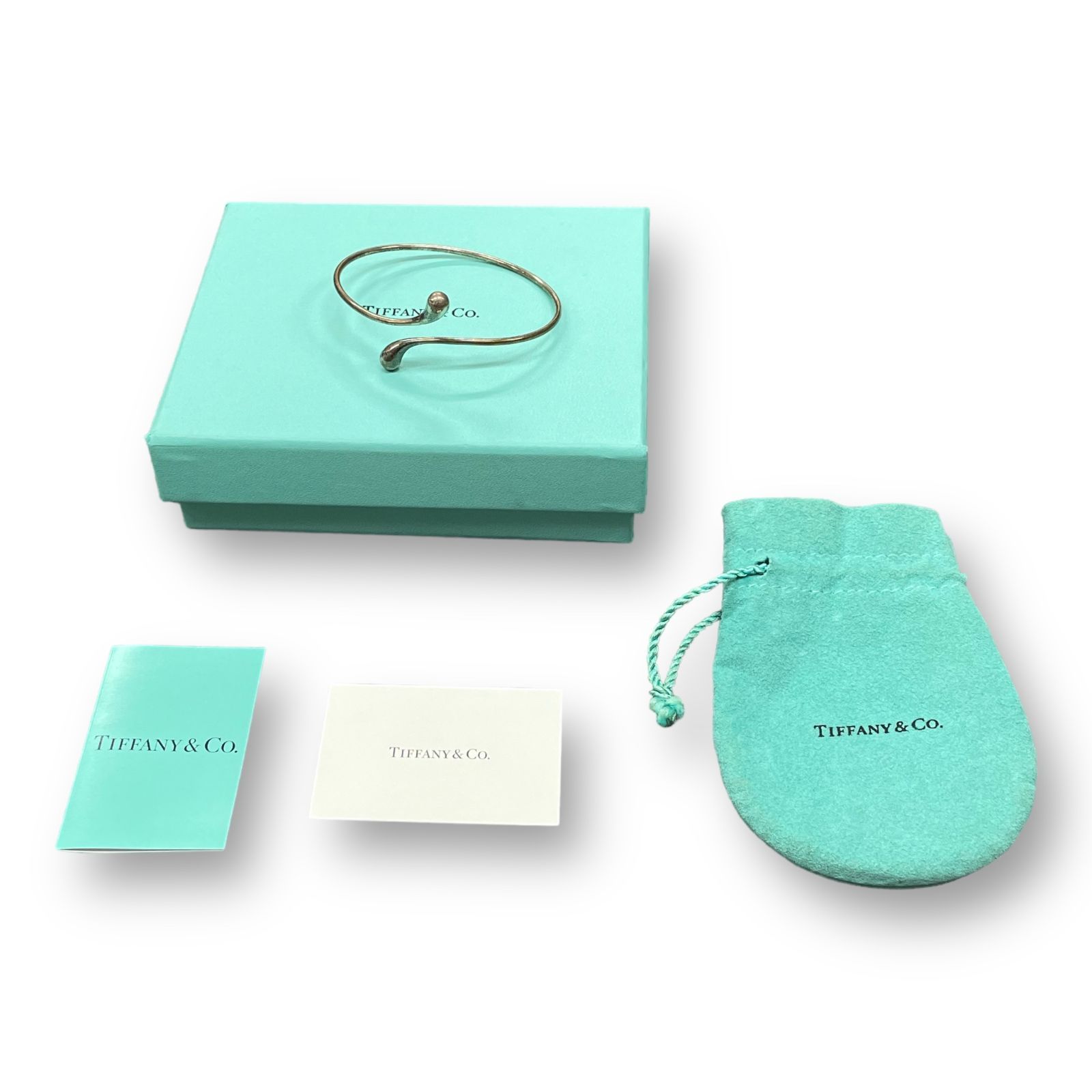 TIFFANY&Co. ティアドロップ バングル ブレスレット