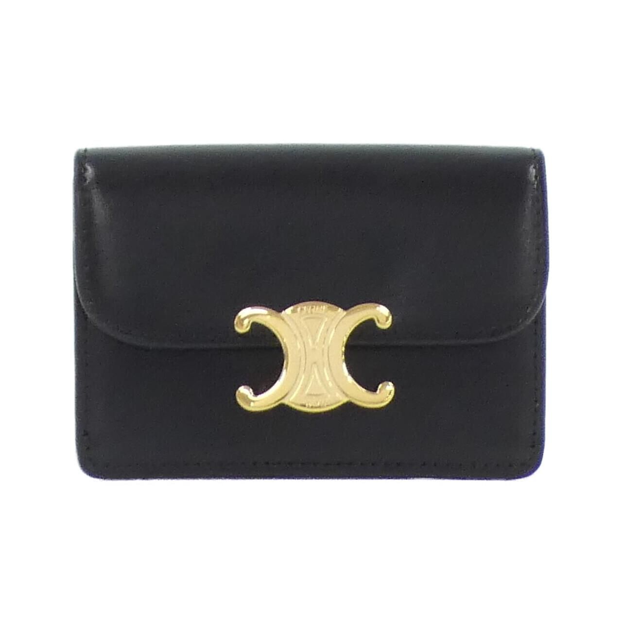 CELINE 名刺 カードケース セリーヌ CELINE ジップ付コンパクトカードホルダー 10J893