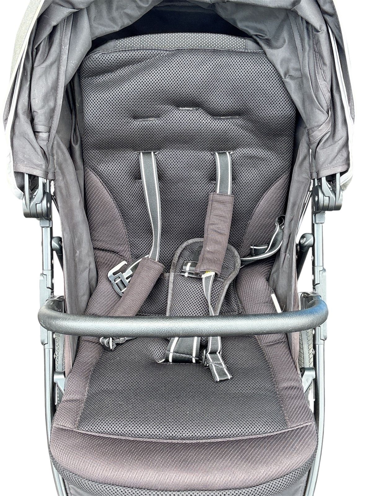 Aprica 折りたたみ式ベビーカー グレー 美品】アップリカ クルリー