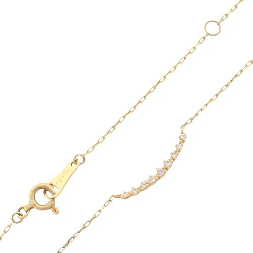 週末限定価格❣️agete K18 ゴールド ネックレス☆ アガットagete☆現行品☆ゴールドネックレス アガット ゴールド