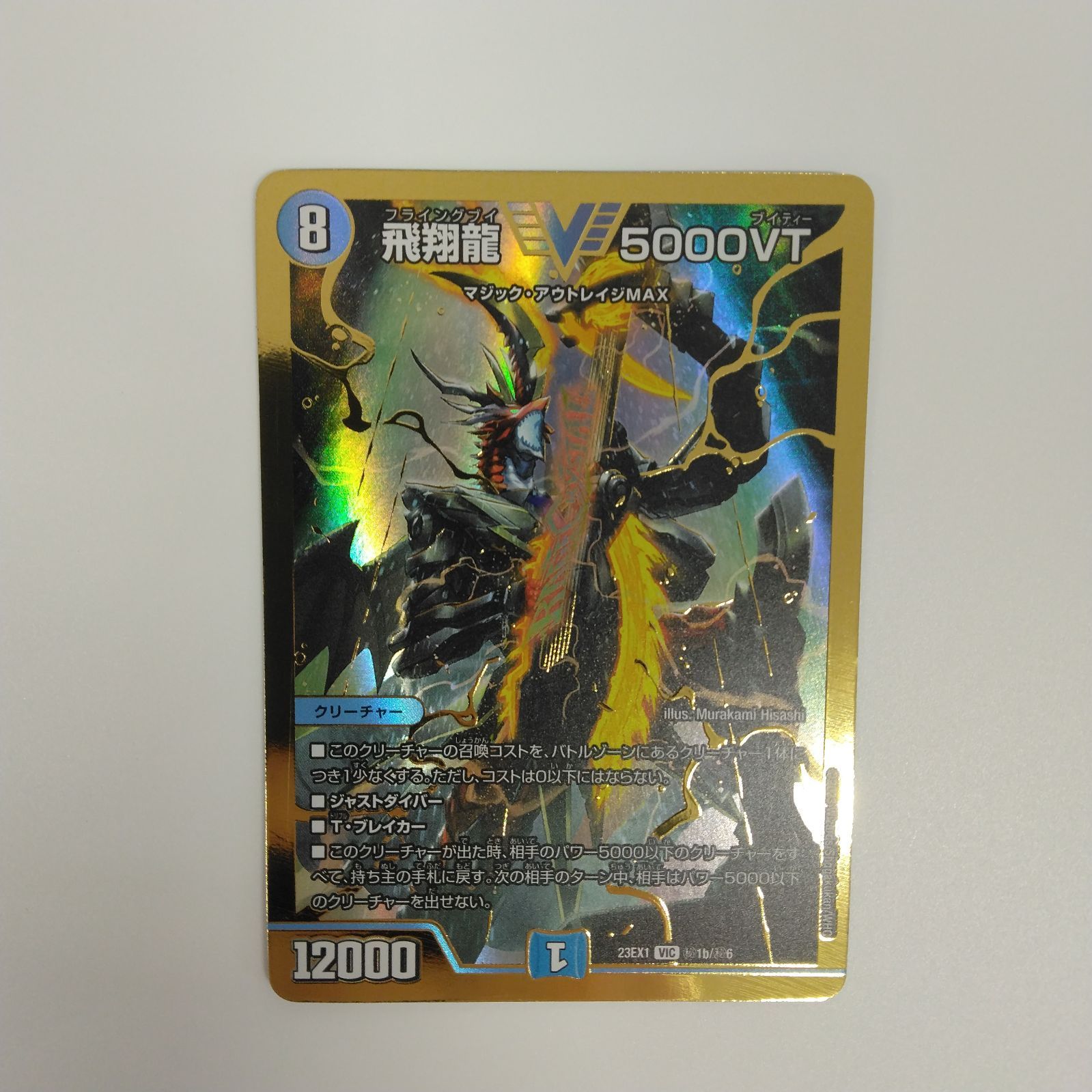 デュエルマスターズ DM23-EX1 秘1b/秘6 飛翔龍 5000VT (VIC