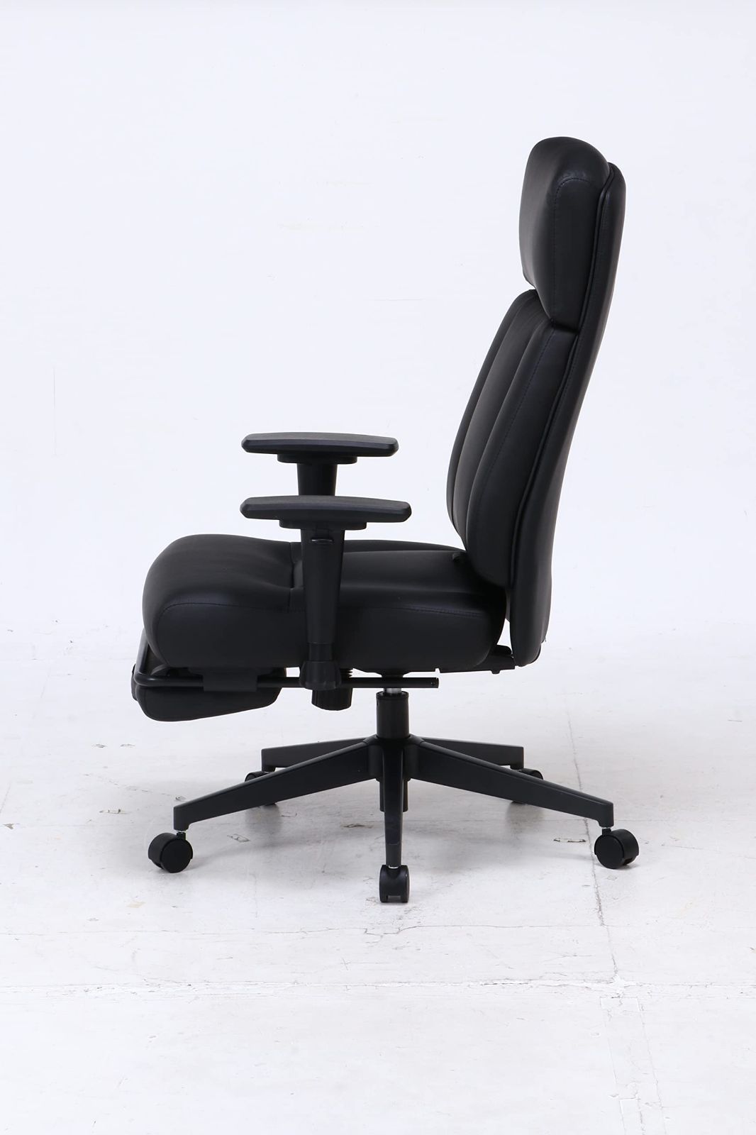 愛おしい 数量 フットレスト ギミック リクライニング機能 ブラック 幅70×奥行72 110×高さ105 111㎝ 19238 オフィスチェア デスクチェア 不二貿易