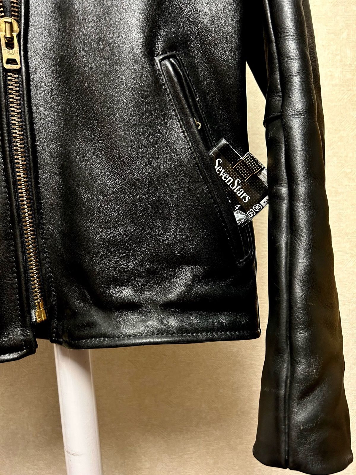 オールドモデルTALONジッパーvanson希少旧Type Bライダース36美品